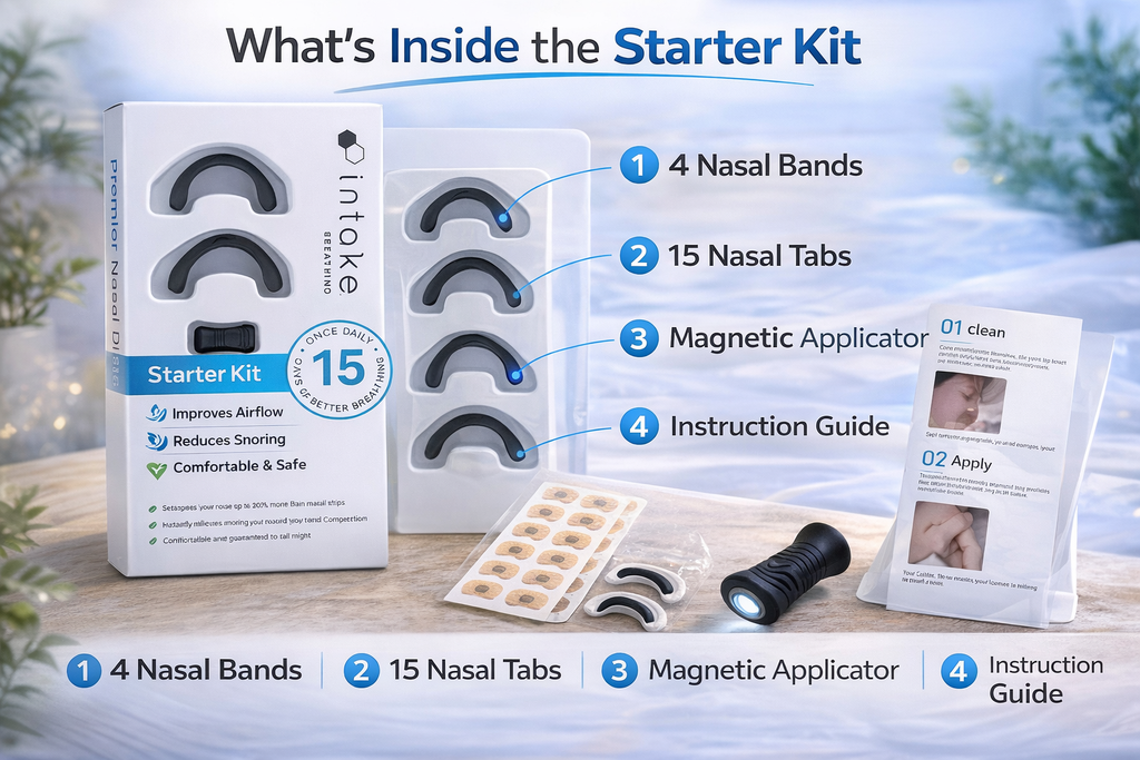 Anti-Snoring Nasal Breathing Kit (Instant Airflow Support)