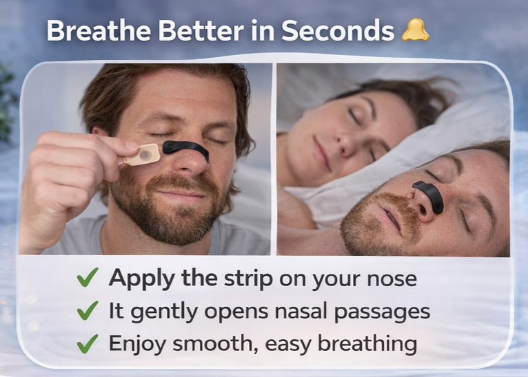 Anti-Snoring Nasal Breathing Kit (Instant Airflow Support)